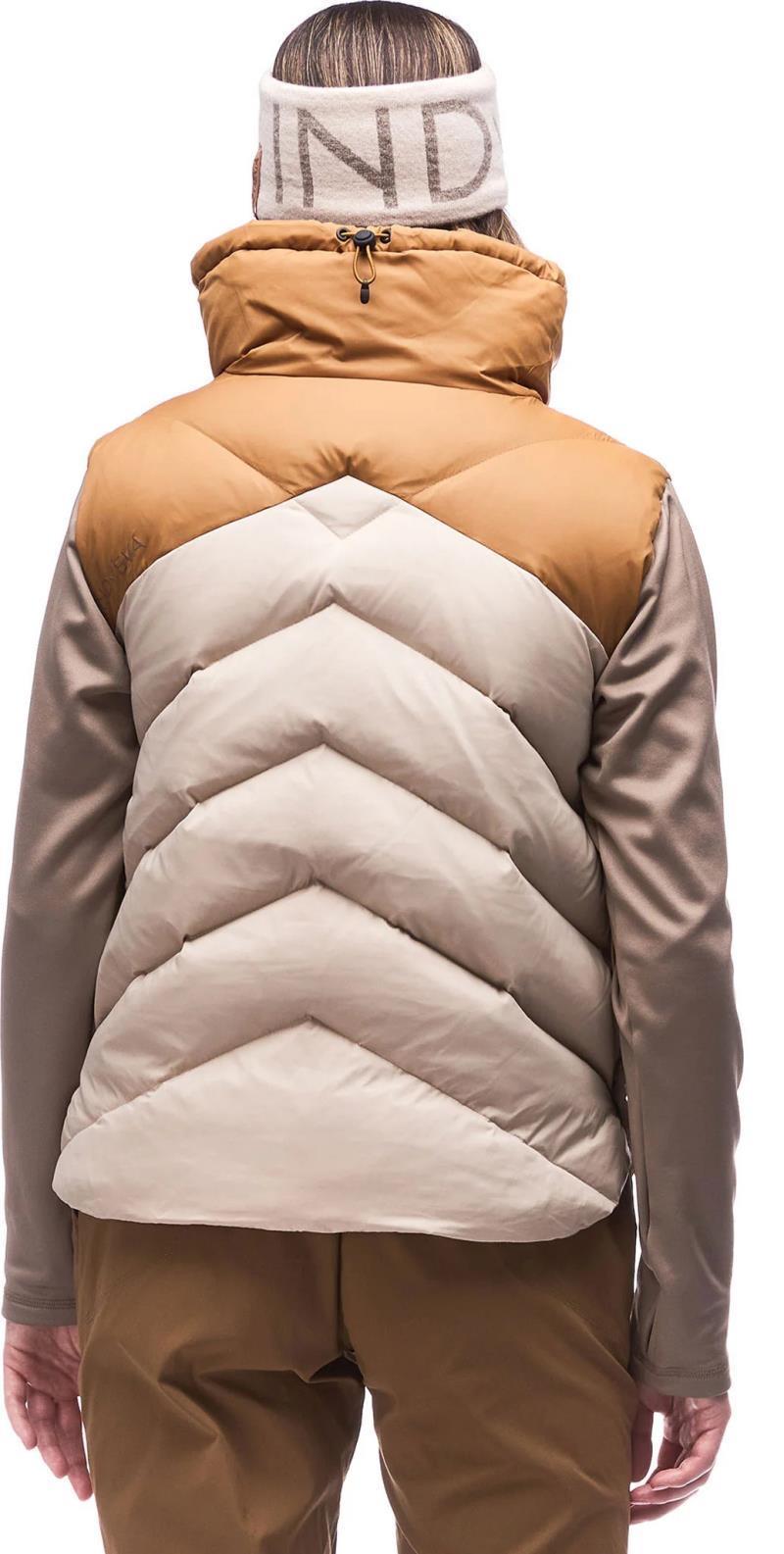 Huvila Insulated Down Sweater - Womens - fawn / flax cb 1