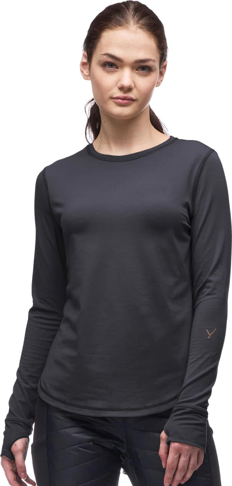 Novara Crew Neck Top - Womens - black 1