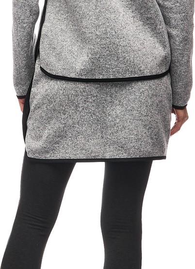 Satu Skirt Upcycled - Womens - grey heather 1