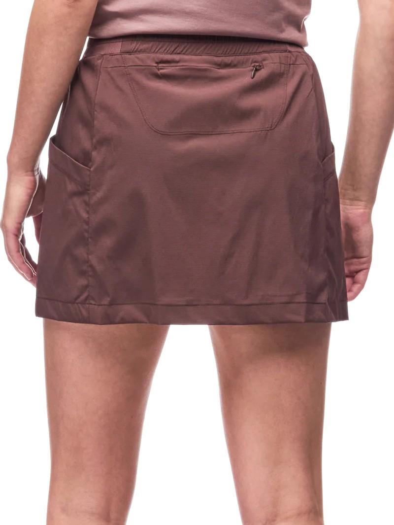 Ulendo V Skort - Womens - rosewood 1