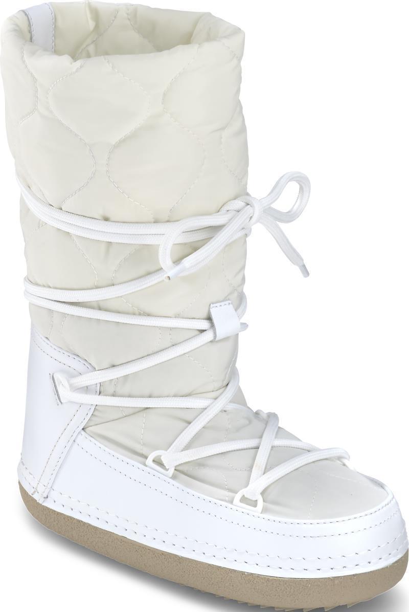 Classic Padded High Boots - Womens - White 2
