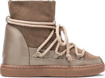 Classic Wedge Sneakers - Womens - Taupe 1
