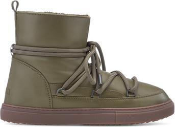 Full Leather Sneakers - Mens - Green 1
