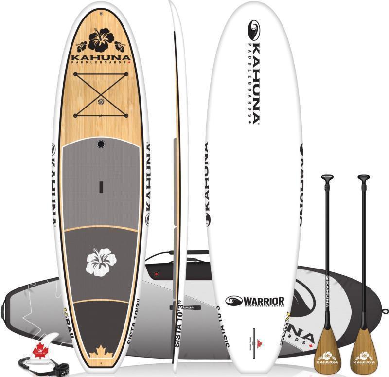 10`3" Warrior Sista - White / Bamboo - Package - not applicable 1
