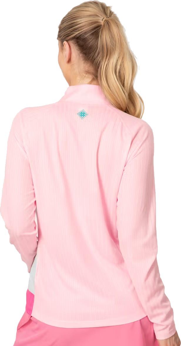 Leah Half Zip - Womens - cotton candy 1
