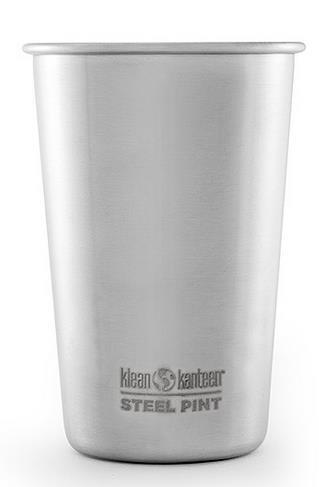 Steel Pint - 473ml / 16oz - Single - Brushed Stainless 1