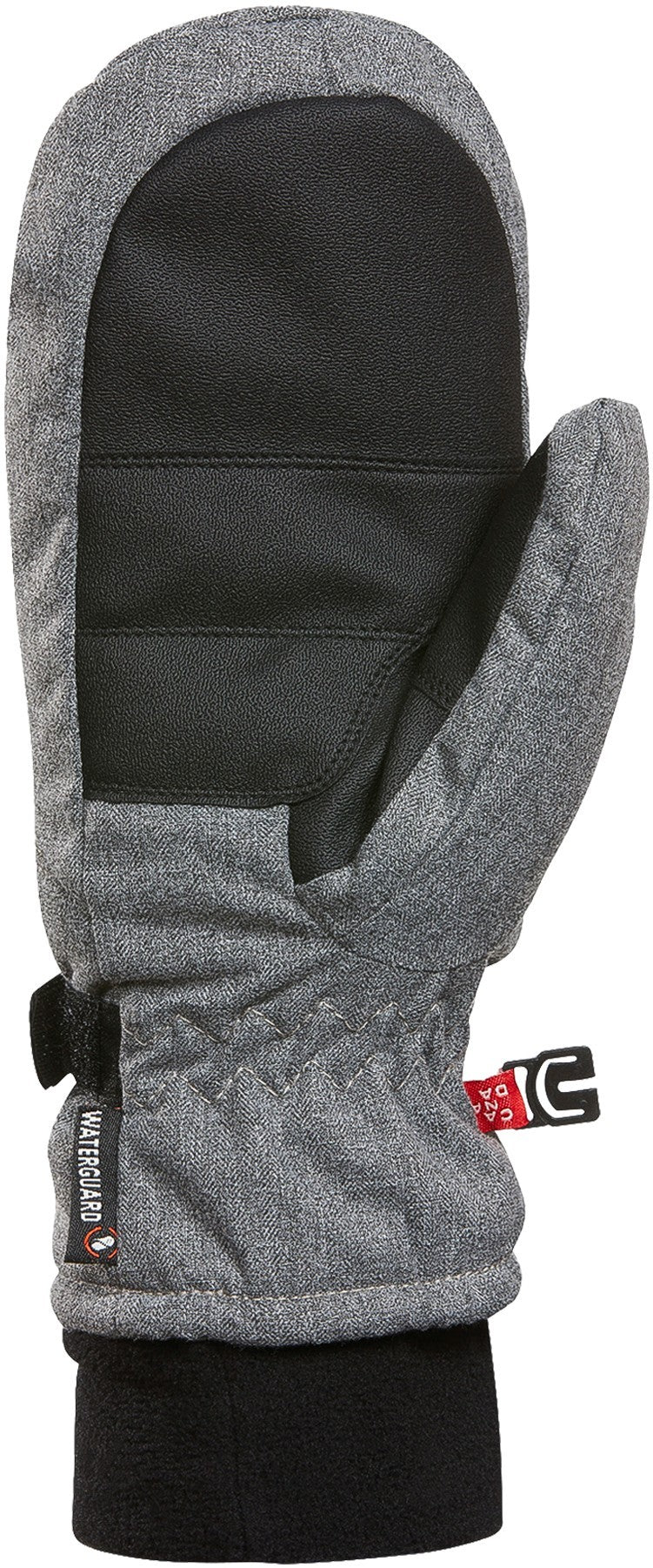 La Montagne Mitts - Womens - grey melange 1