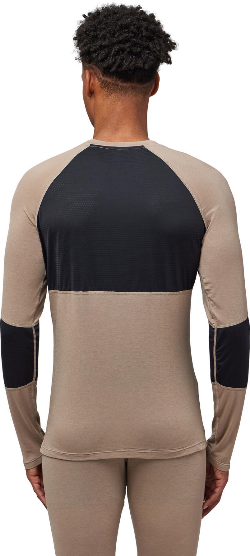 Merinomix Active Crew Top - Mens - desert taupe 1