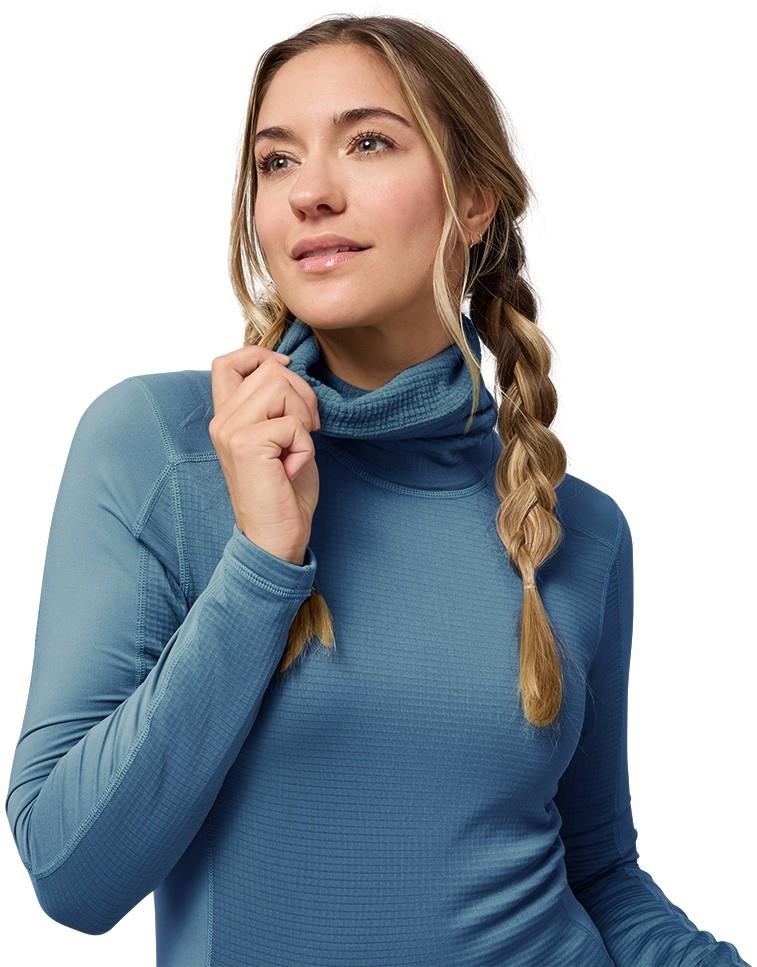 Redheat Pro Grid Mock Top - Womens - blue heaven 1
