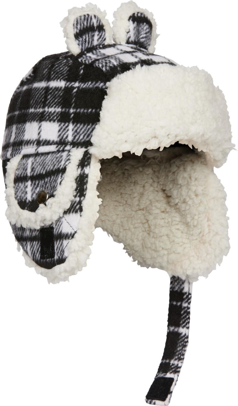 The Cute Aviator Hat - Infant - white tartan 1