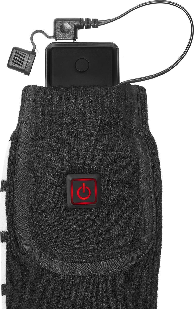 USB Warm It Up Socks - Black 2