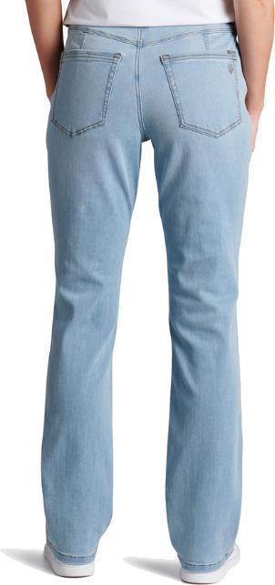9" Kontour Flex Denim Straight Pants, Reg - Womens - Washout 2