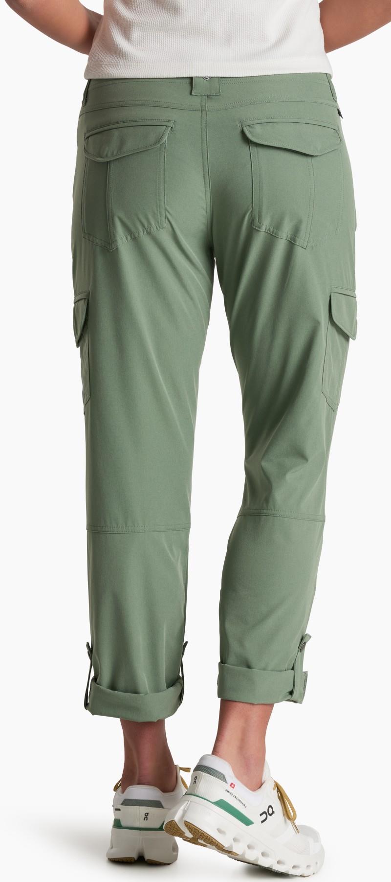 Freeflex Roll-Up Pants, 30" Inseam - Womens - slate green 1