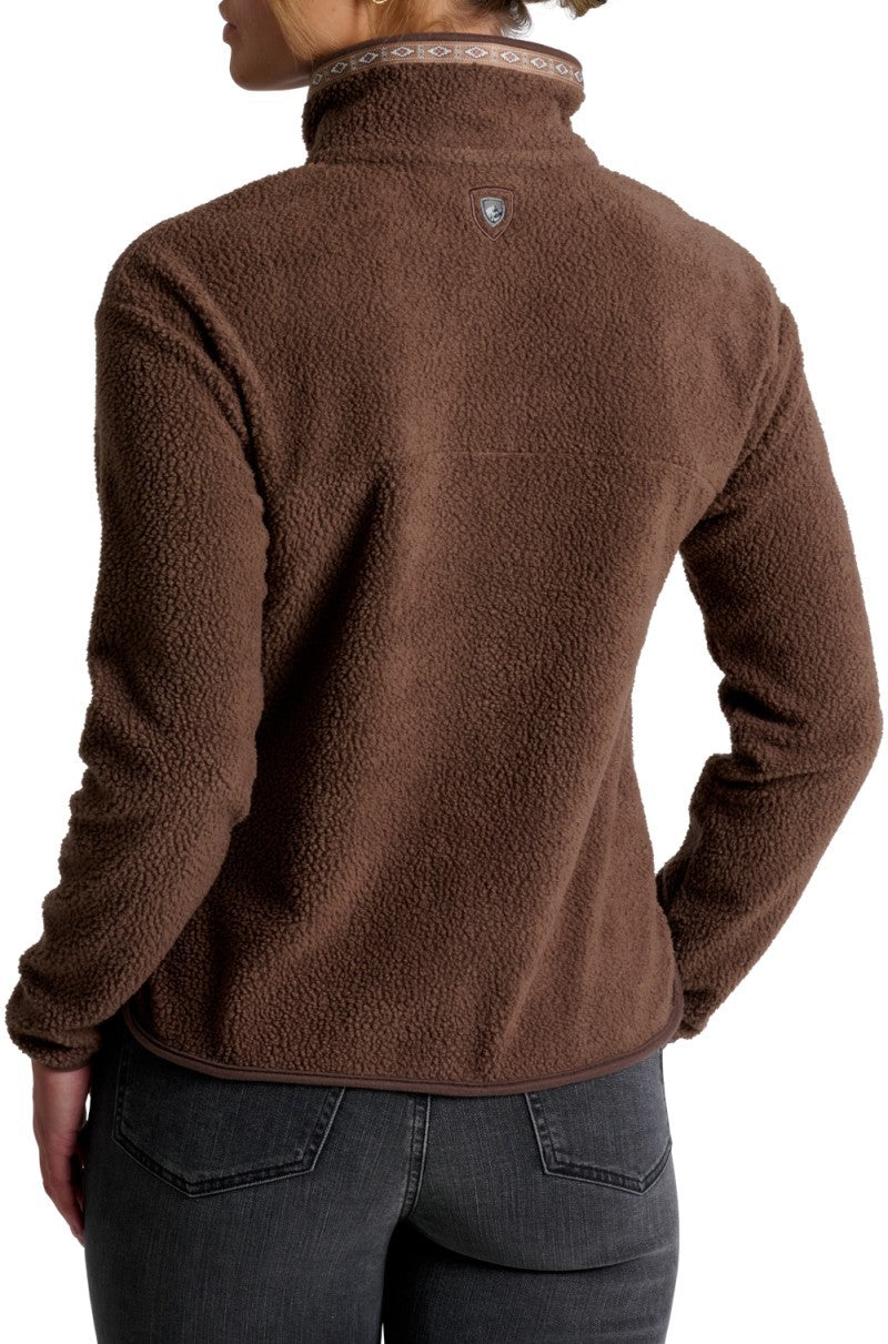 Hygge 1/2 Zip - Womens - coffee 1