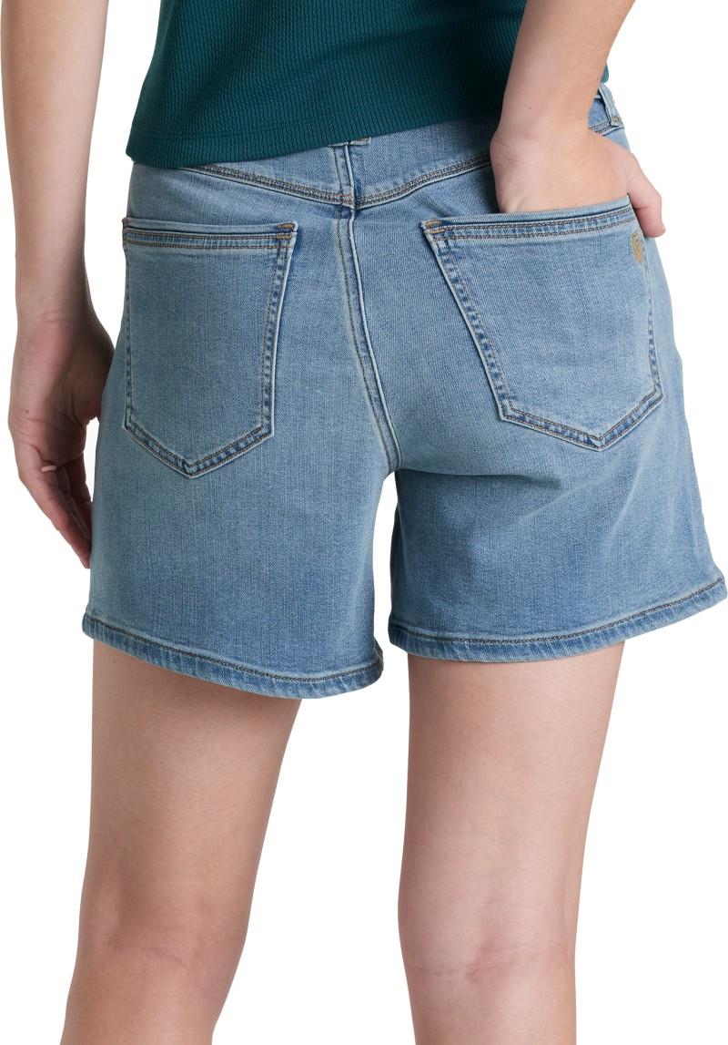 Kontour Form Denim Shorts, 5" Inseam - Womens - vintage blue 1