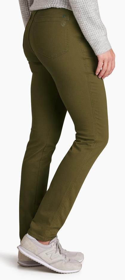Kontour Skinny Pants, Reg - Womens - Olive 3
