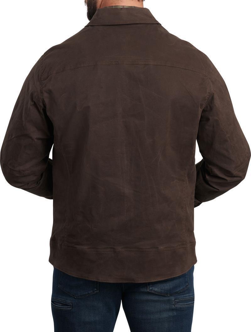 Outlaw Waxed Jacket - Mens - turkish coffee 1