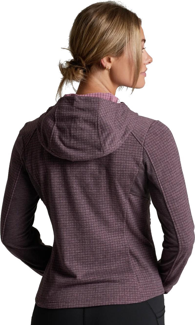 Reactiv Grid Fleece Hoody - Womens - winter berry 1