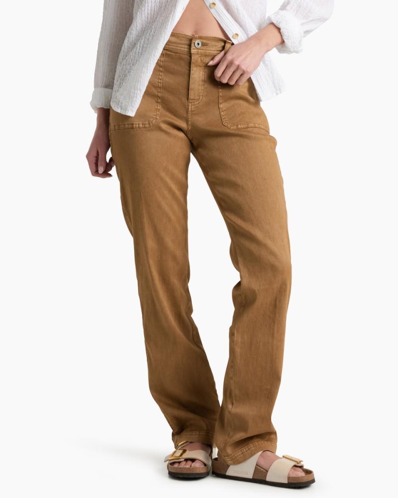 Seaboard Straight Pants, Reg - Womens - sawdust 1