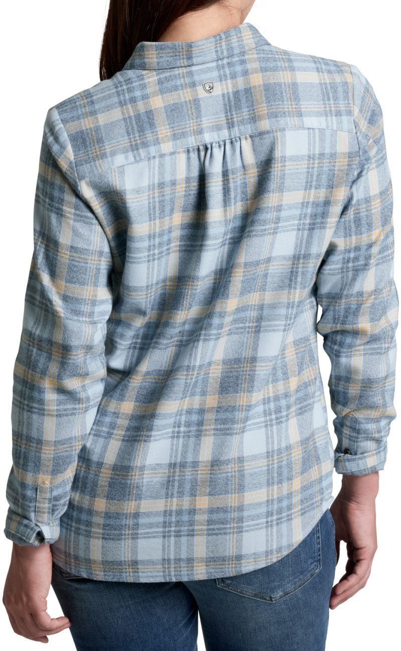 Whisper Flannel - Womens - winter sky 1