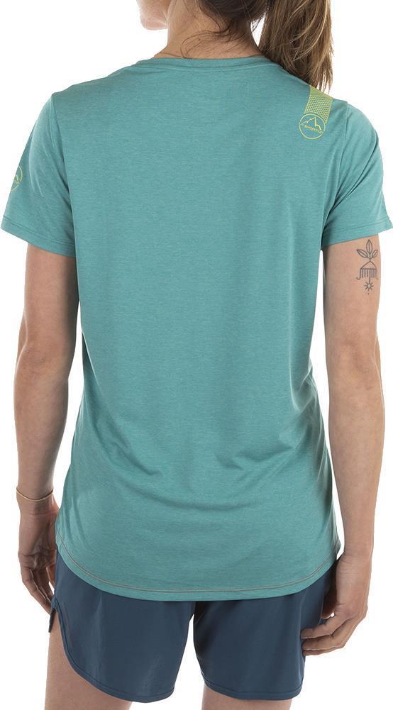 Tracer T-Shirt - Womens - cherry tomato / lagoon 1