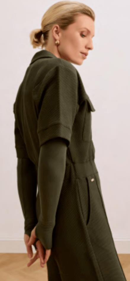 Moon Classic Cargo Overalls - Womens - deep moss 1