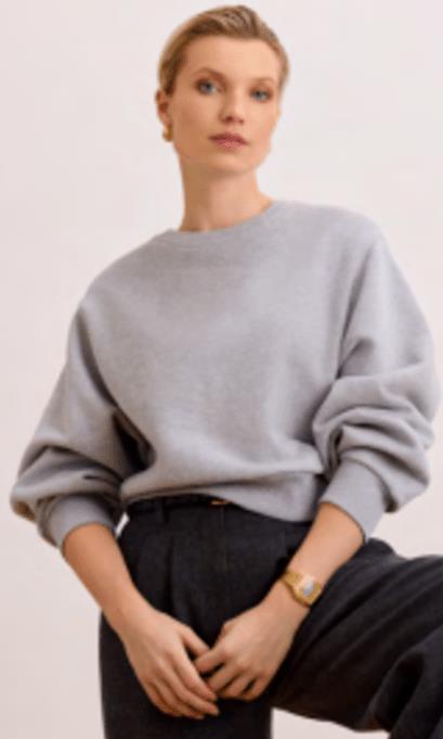 Zoe Sweater - Womens - grey melange 1