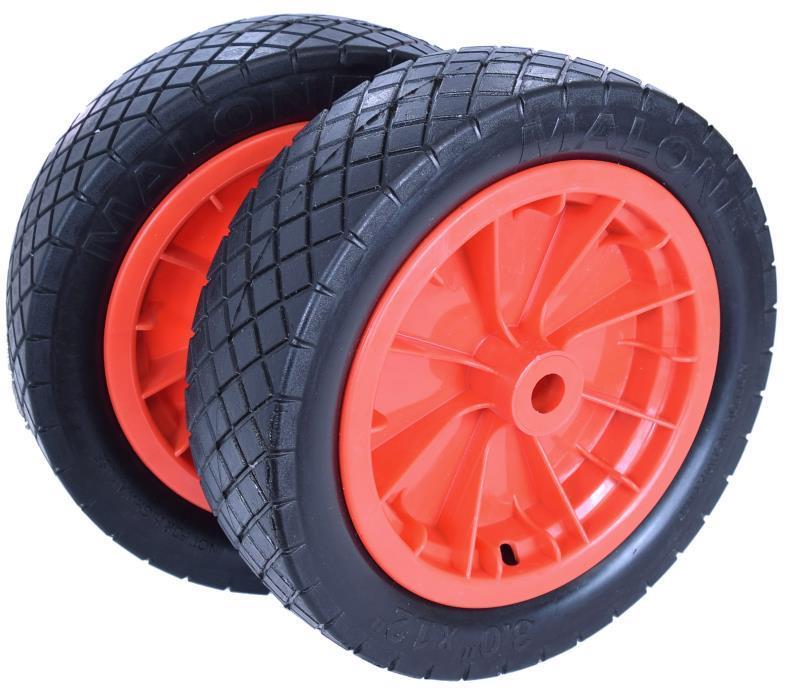 Airless WideTrak No Flat Wheels 3"x12" (Set of 2) - Not Applicable 2