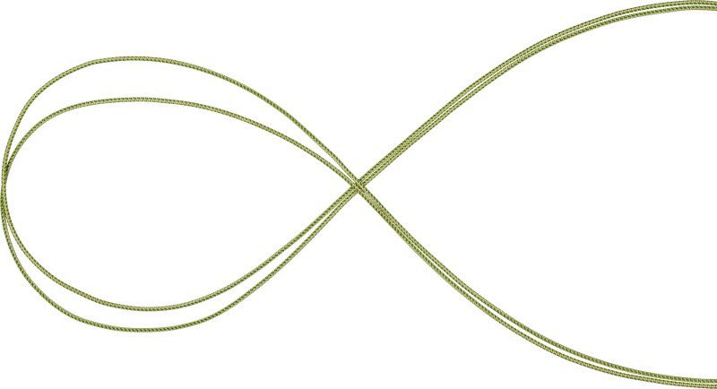 Accessory Cord 4mm x 150m (Sold p/mtr) - green 1