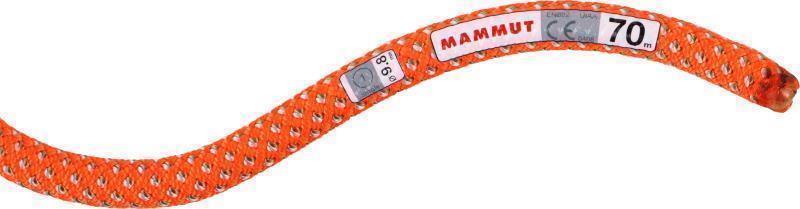 Crag 9.8mm x 60m - Classic Duodess - Vibrant Orange / White 2