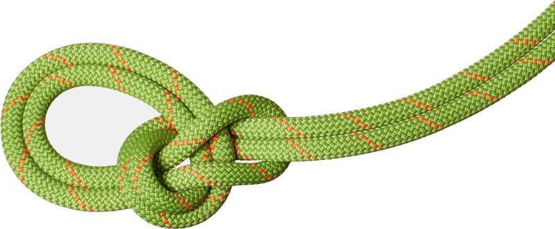 Crag Recycled Rope 9.8mm x 70m - Classic - golf / vibrant orange 1