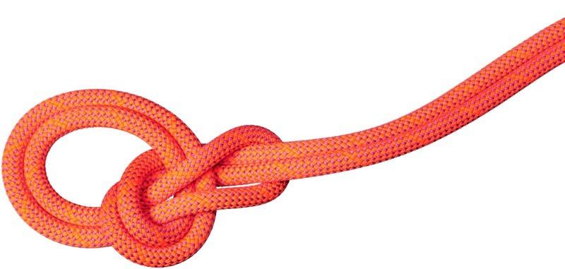 Crag Rope 9.8mm x 70m - Dry - vibrant orange / lavandin 1