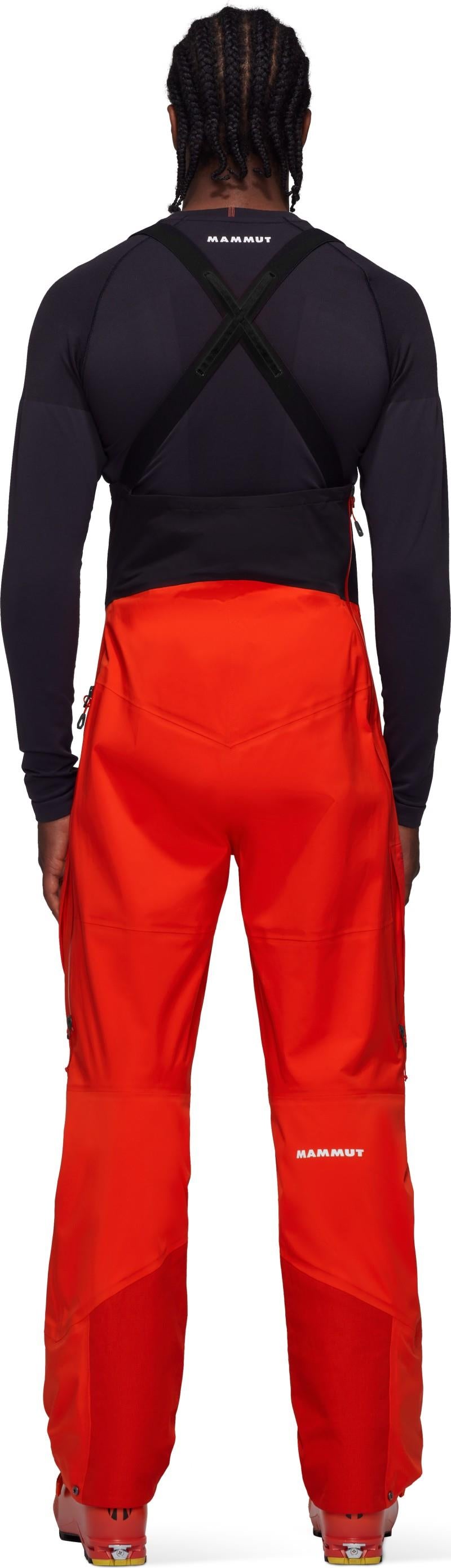 Haldigrat HS Bib Pants, Short - Mens - mammut red 1