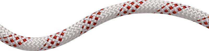 Performance Static 10mm x 400m - White / Red (Sold p/mtr) - White / Red 1