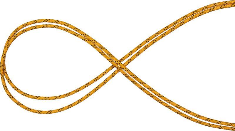 Performance Static 10mm x 400m - Yellow / Black (Sold p/mtr) - Yellow / Black 1