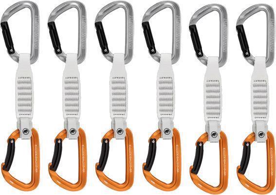 Sender Key Lock 12cm Quickdraw - Straight Gate / Bent Gate - Light Grey / Gold - 6-Pack - Not Applicable 1