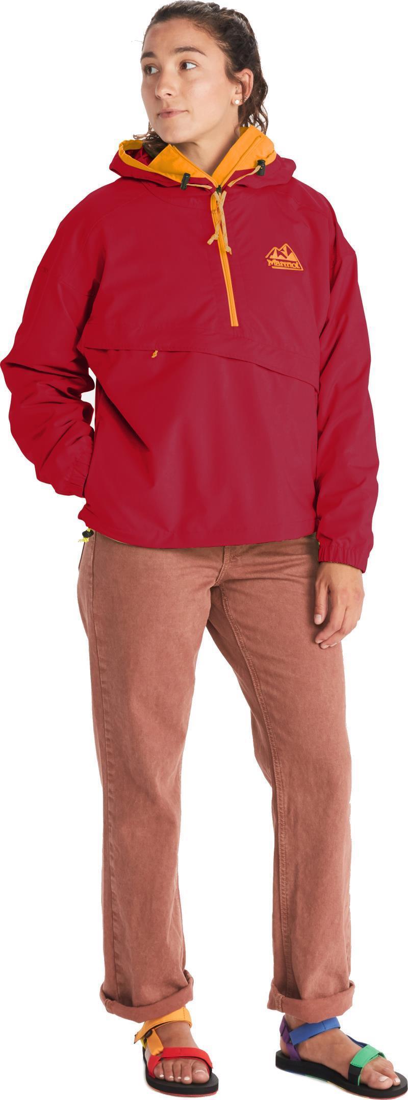 96 Active Anorak - Womens - Team Red / Golden Sun 4