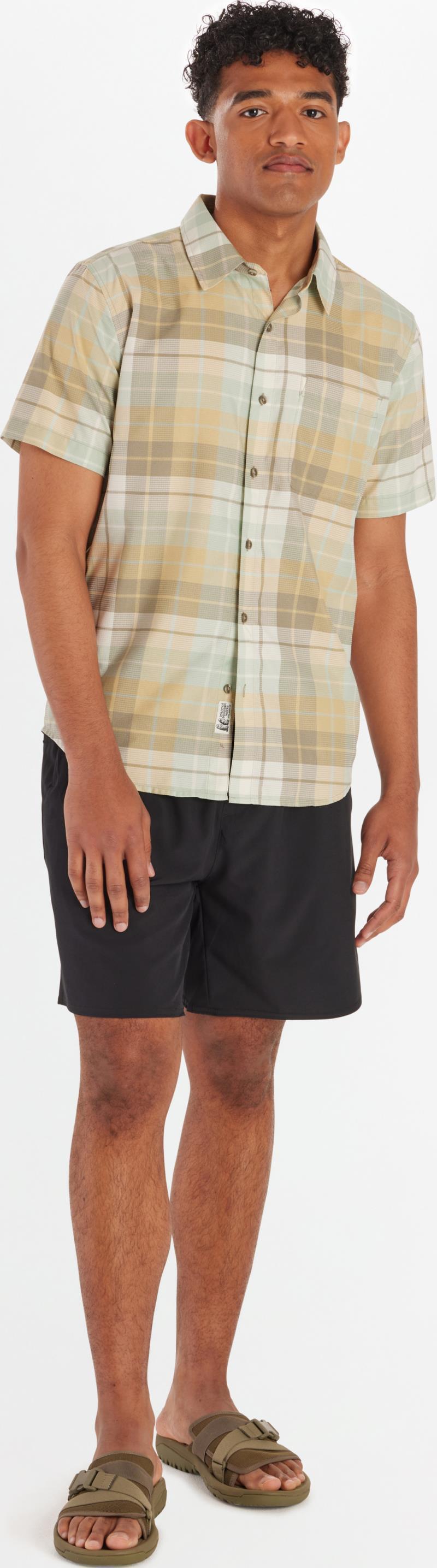 Aerobora Novelty SS - Mens - Vetiver Wayland Plaid 3