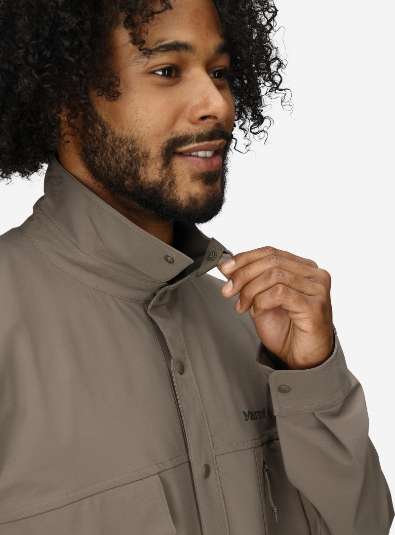 AirExchange UPF 40 Overshirt - Mens - claystone 1