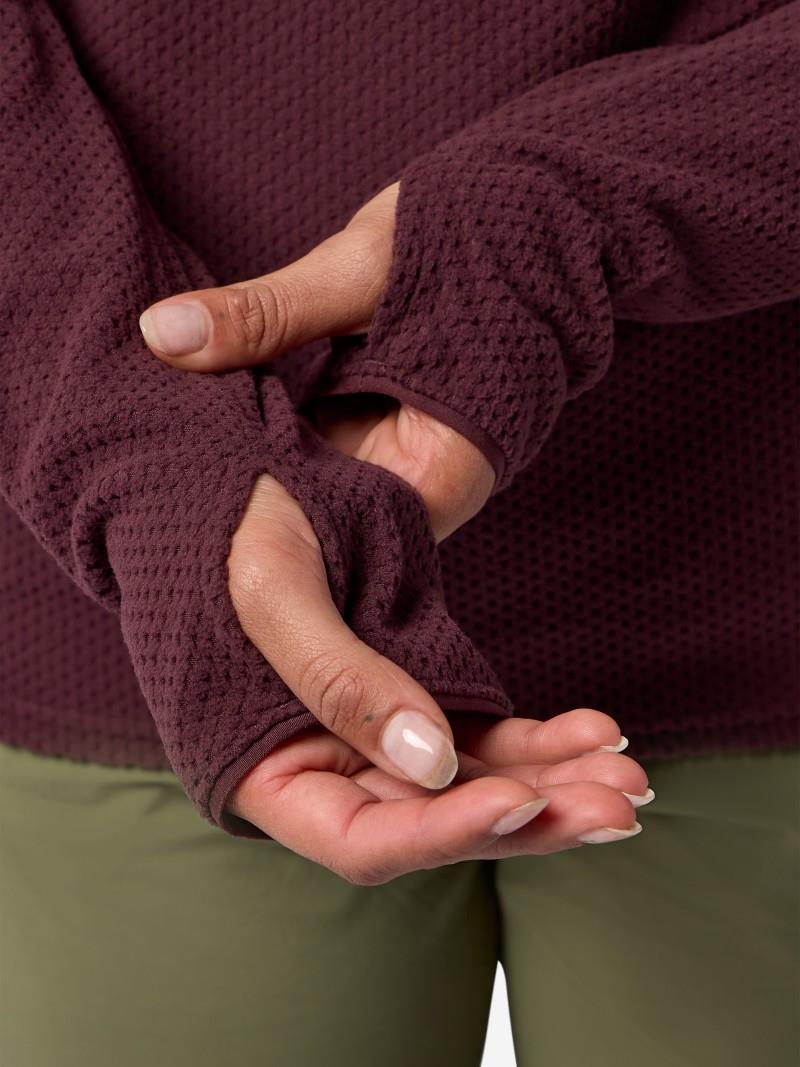 AirFleece 1/2 Zip - Womens - black plum 1