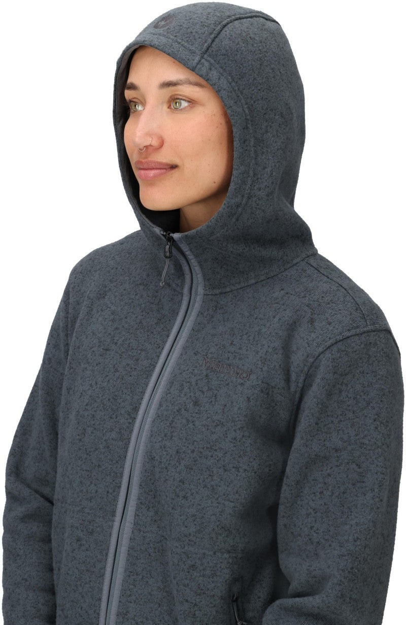 Drop Line Full Zip Hoody - Womens - steel onyx heather 1