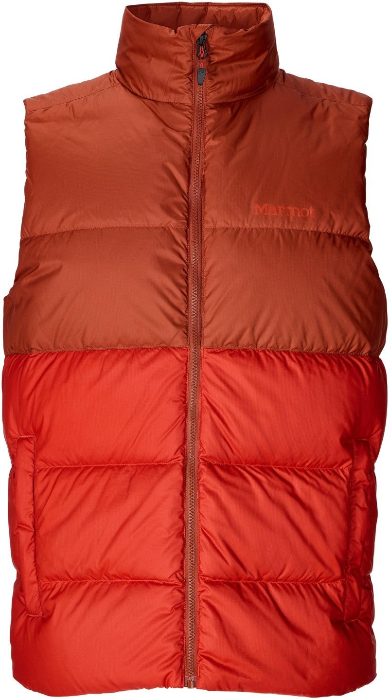 Guides Down Vest - Mens - pecan / sumac 1