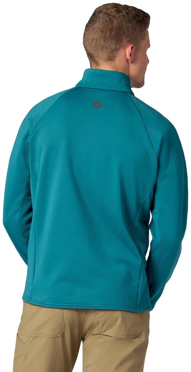 Leconte Fleece 1/2 Zip - Mens - emerald blue 1