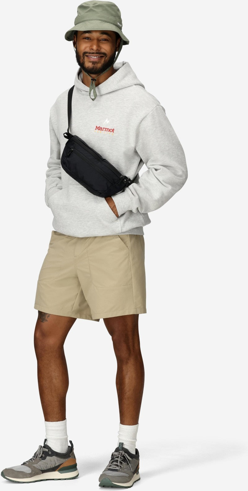 Marmot For Life Hoody - Mens - light grey heather 1