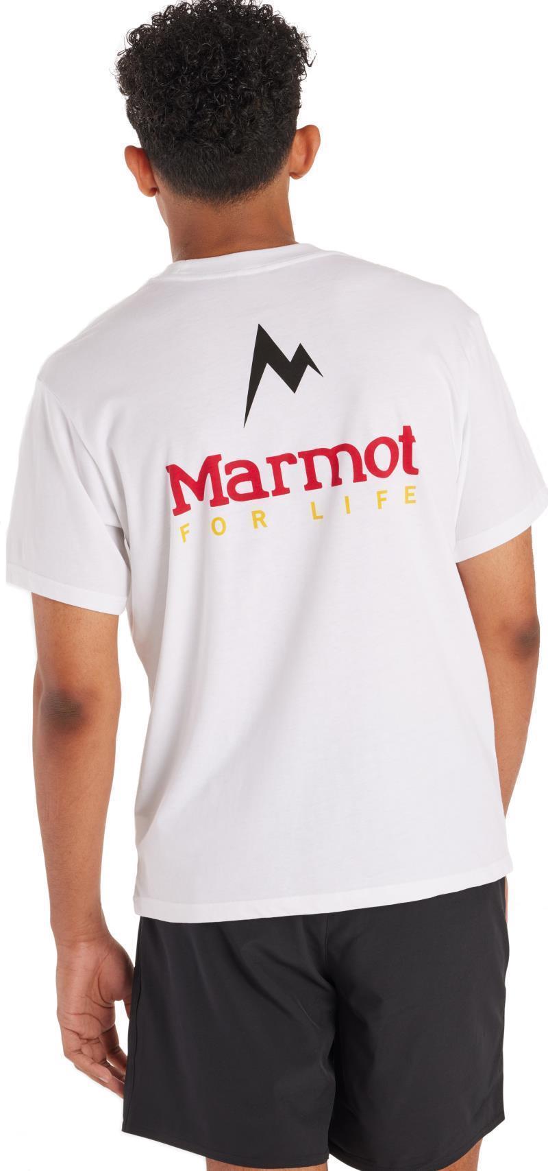 Marmot For Life Tee SS - Mens - White 4