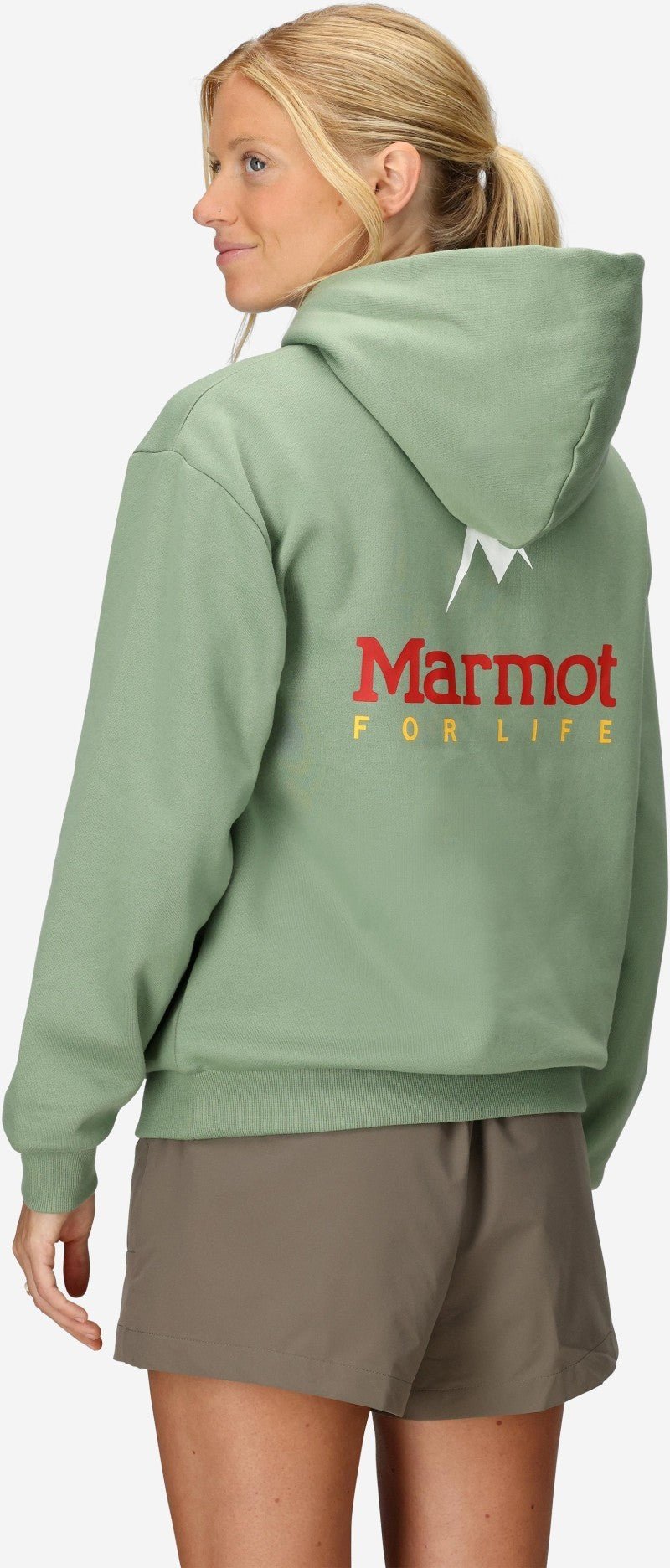 Marmot for Life Hoody - Womens - agate green 1