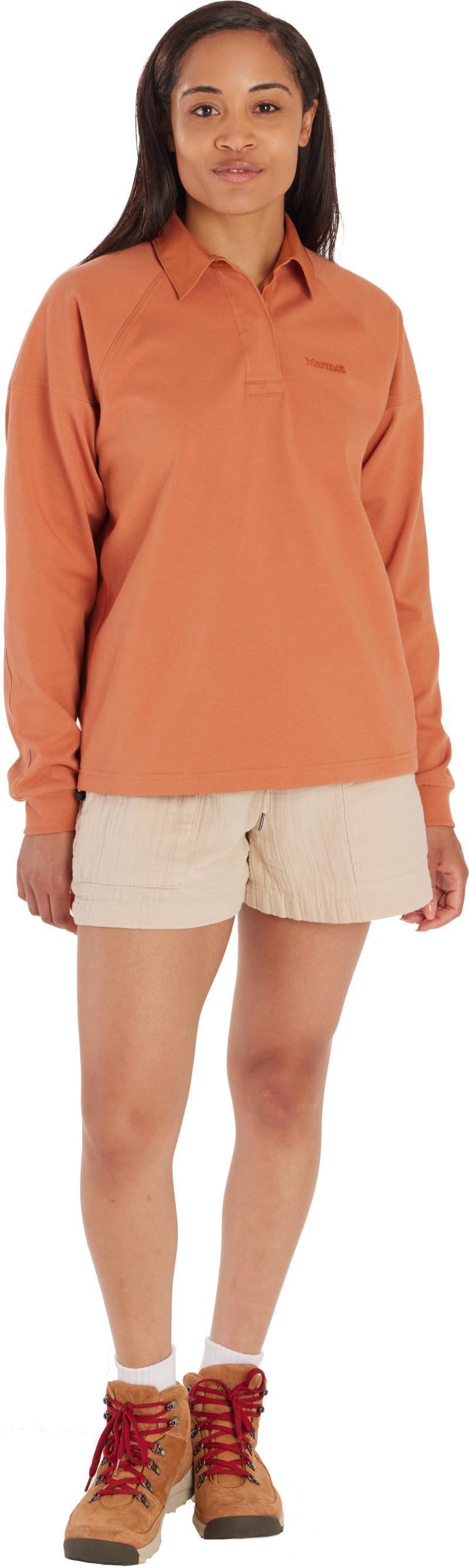 Mountain Works Rugby Pullover - Womens - Sunburn 3