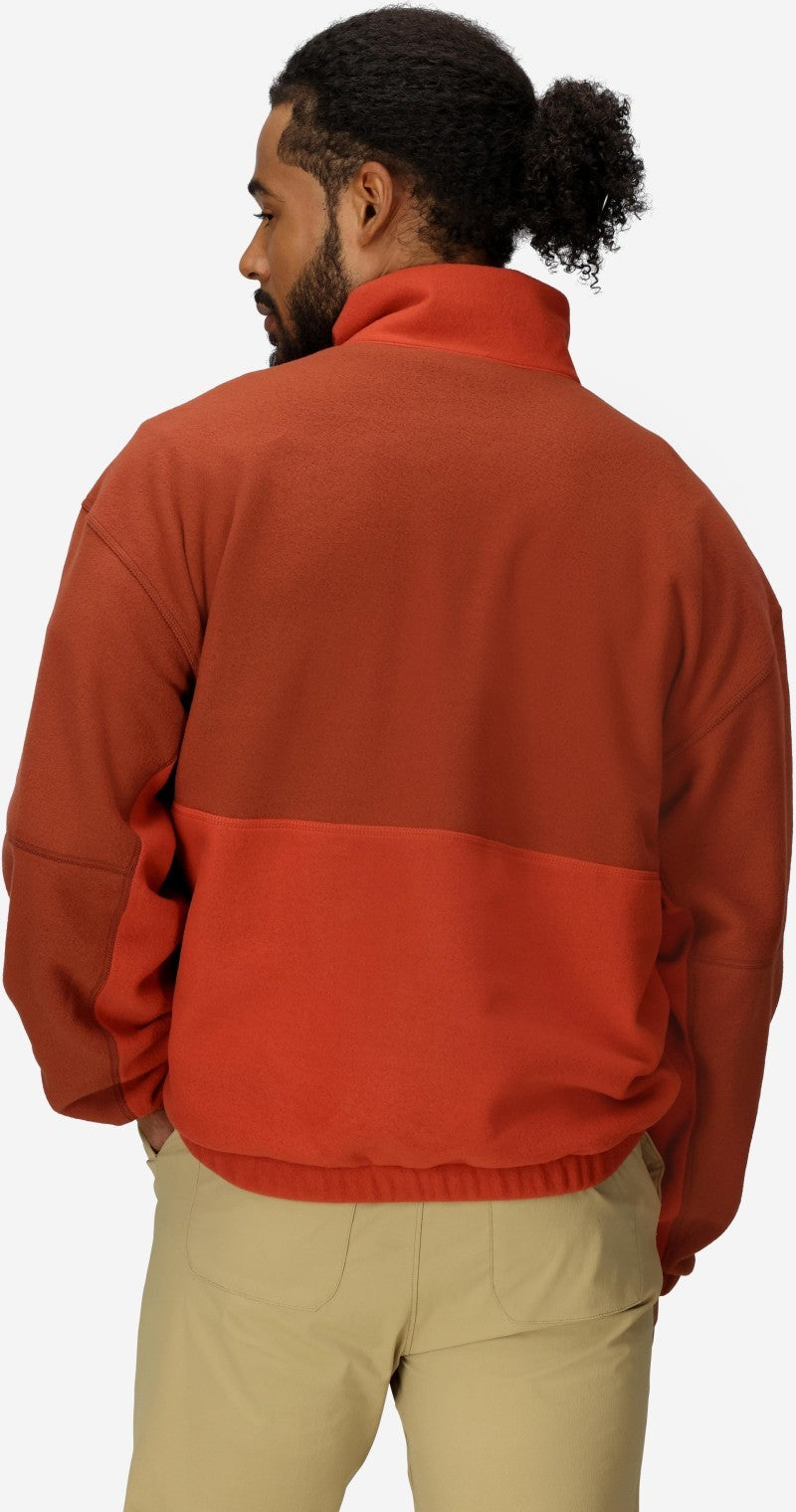 Retro Rocklin 1/2 Zip - Mens - pecan / sumac 1