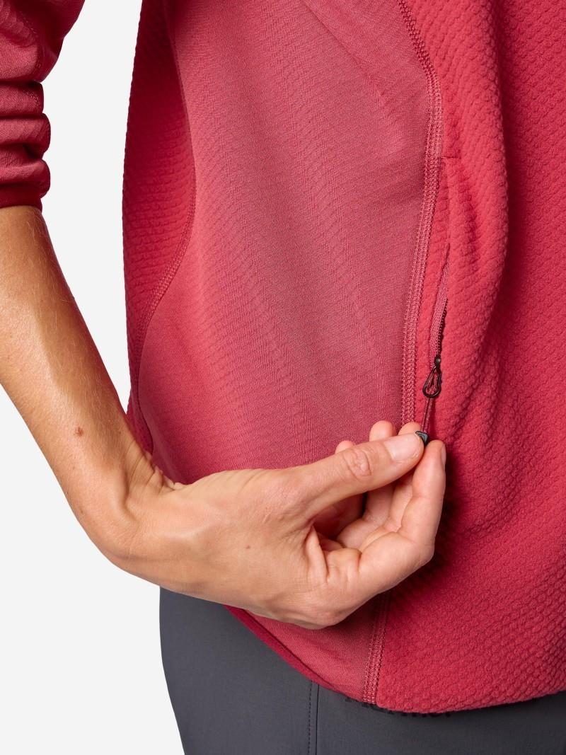 Rockbound Fleece Hoody - Womens - dried rose 1