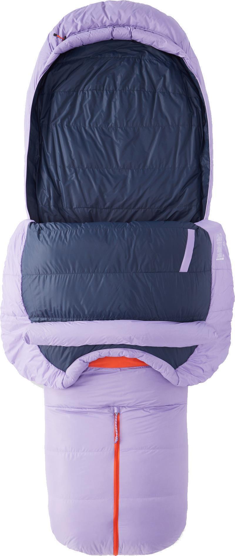 Teton, Long, -9C / 15F - Womens - Paisley Purple / Arctic Navy 3